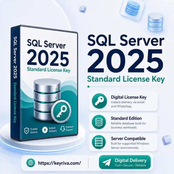 Buy Microsoft SQL Server 2025 Standard License Key at KeyRiva