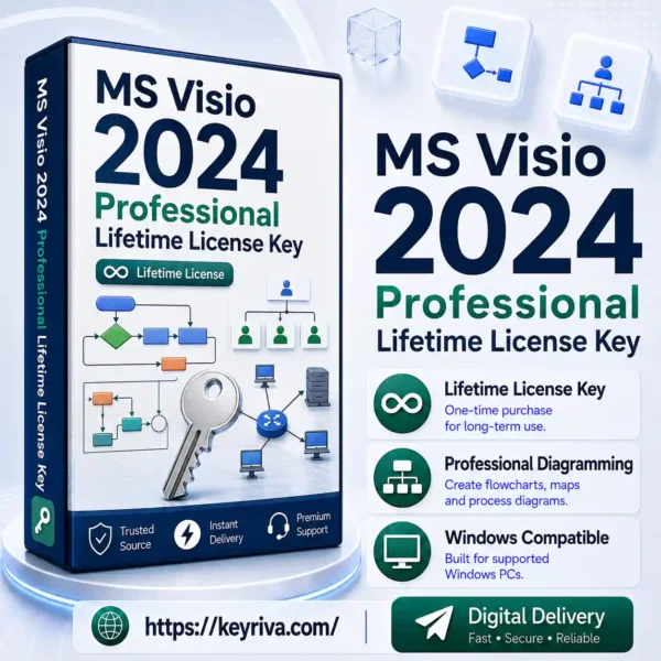 MS Visio Professional 2024 Lifetime License Key