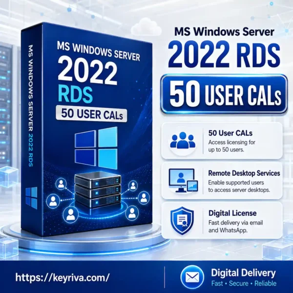 MS Windows Server 2022 RDS 50 User CALs