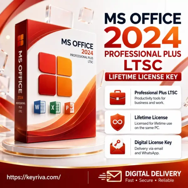 MS Office 2024 Professional Plus LTSC Lifetime License Key – KeyRiva