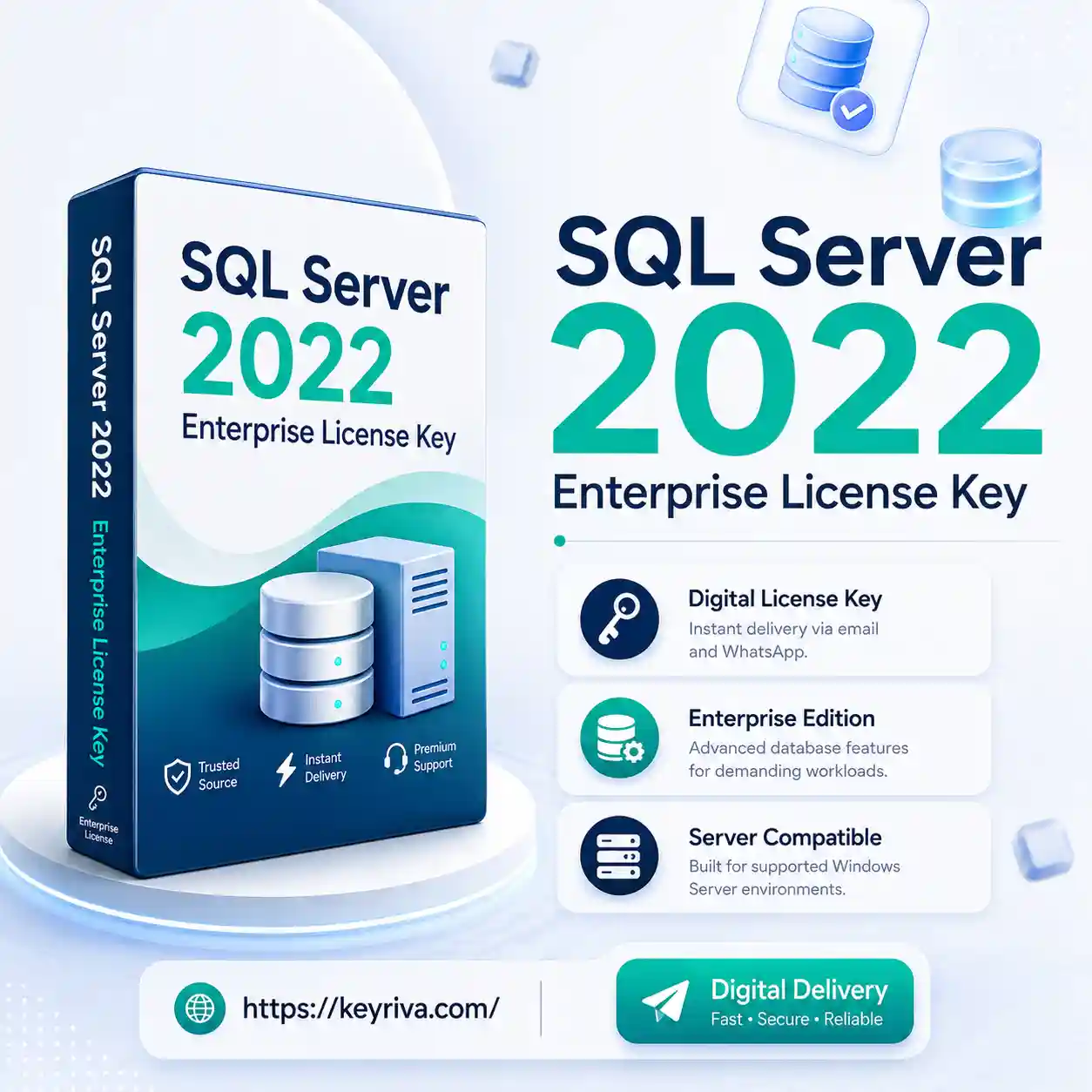Buy MS SQL Server 2022 Enterprise License Key at KeyRiva Buy MS SQL Server 2022 Enterprise License Key at KeyRiva